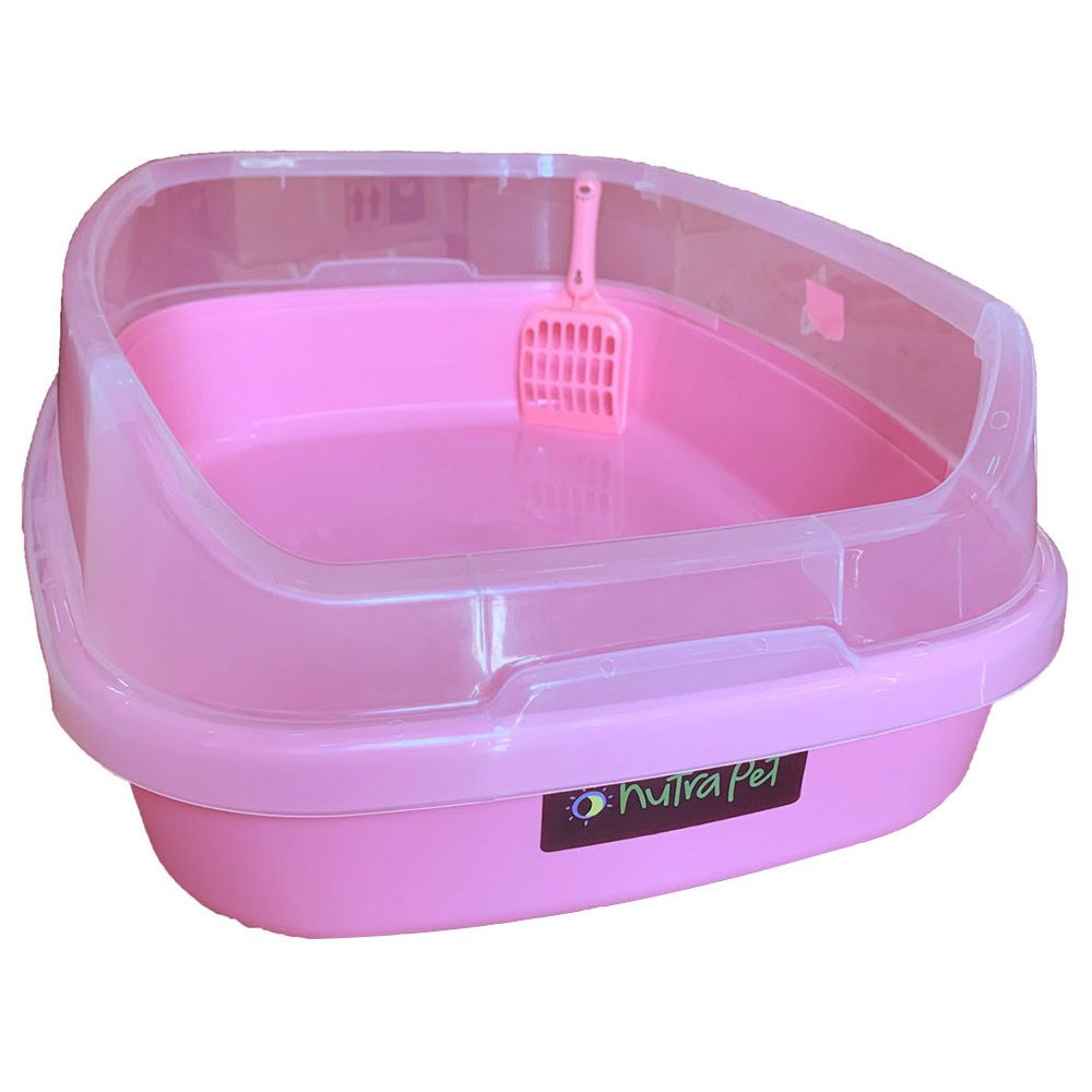 NutraPet - Cat Toilet XL Deodorized Cat Litter Box Pink