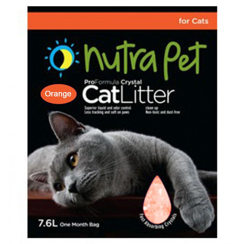 NutraPet - Cat Litter Silica Gel 16L Orange Scent