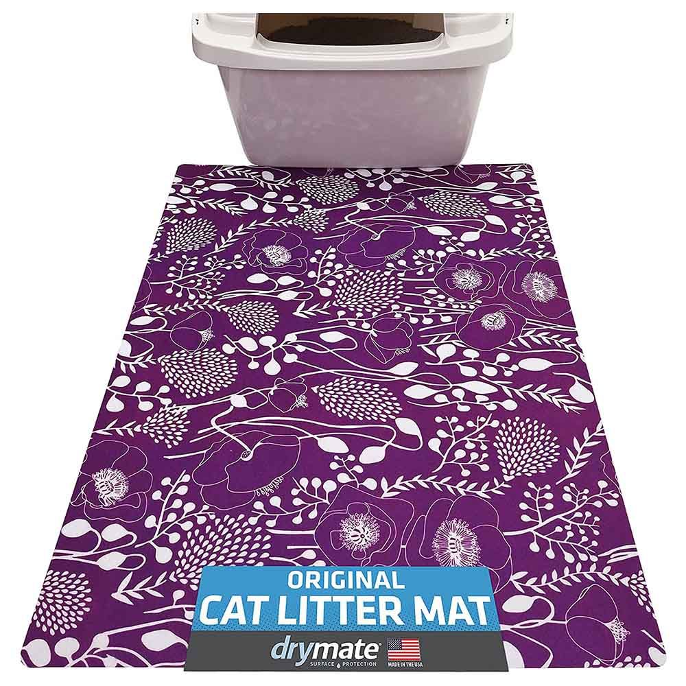 Drymate - Cat Litter Mat Good Medicine - Plum