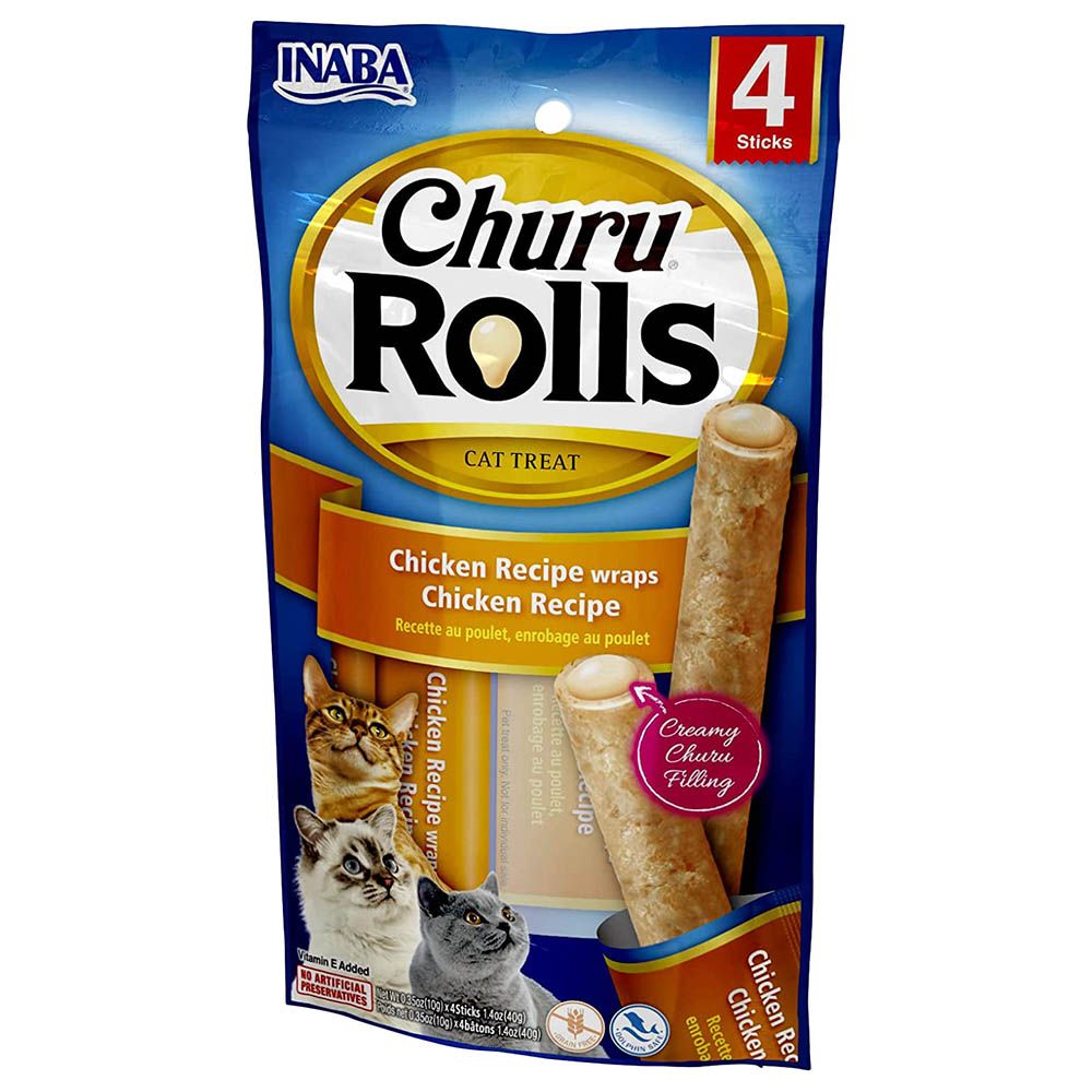 Inaba - Churu Chicken Wraps Recipe for Cats - 30G - Pack Of 3