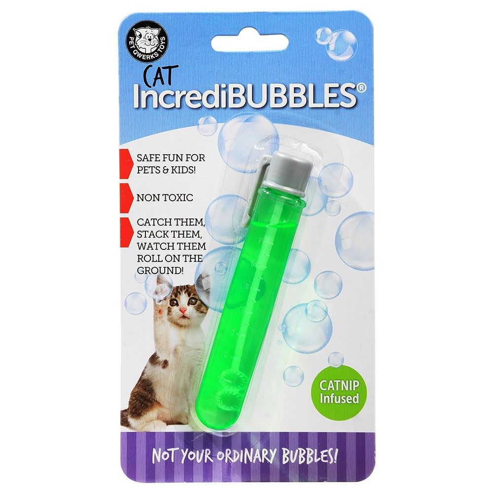 Petmate - Pet Qwerks Incredibubbles - Catnip