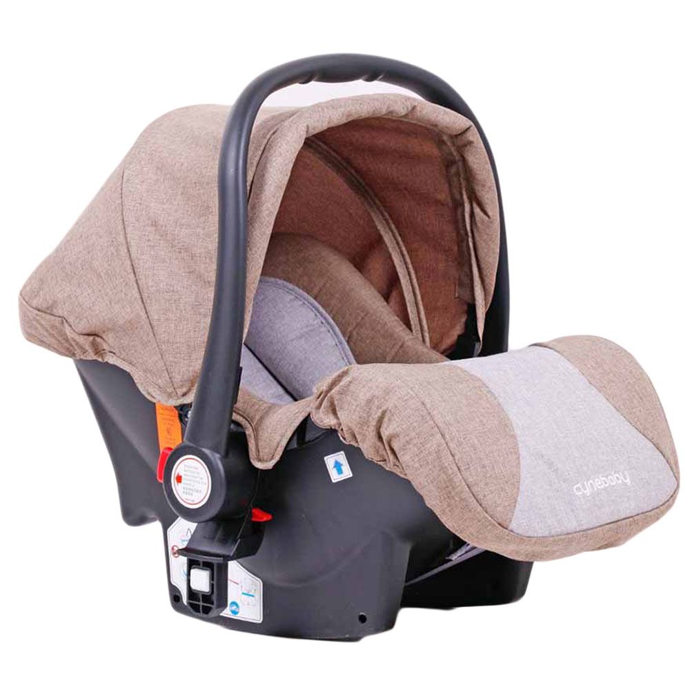 Cynebaby Safety Car Seat with Stroller Adaptor - Camel