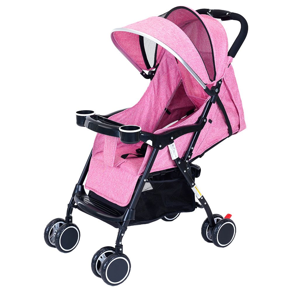 Uniqoo - HY Portable Stroller - Pink