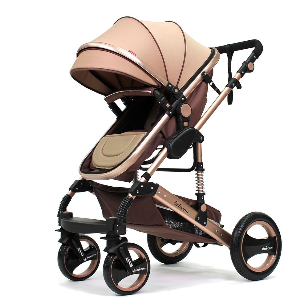 Belecoo 6 Khaki - Classic 3 in 1 Pram