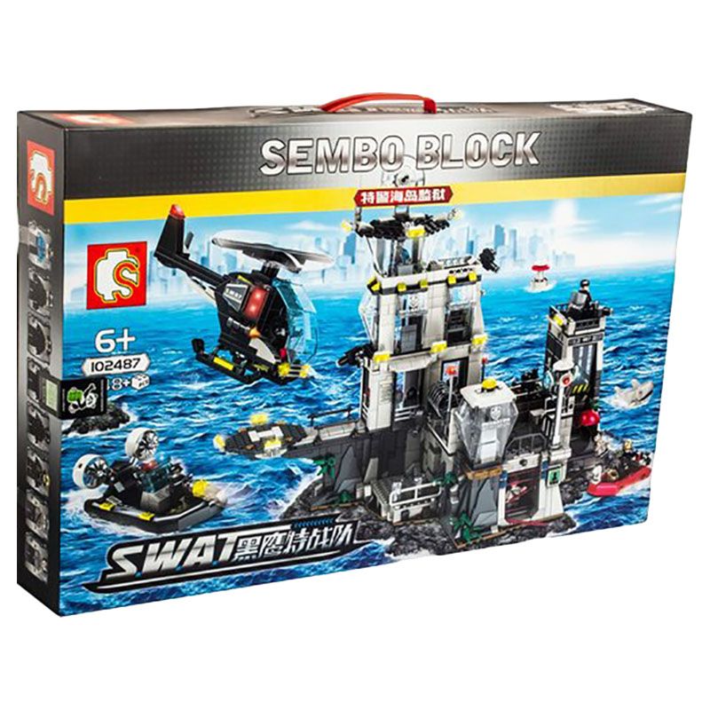 Sembo - Blackhawk Swat Series Building Blocks - 1548 Pcs - Black