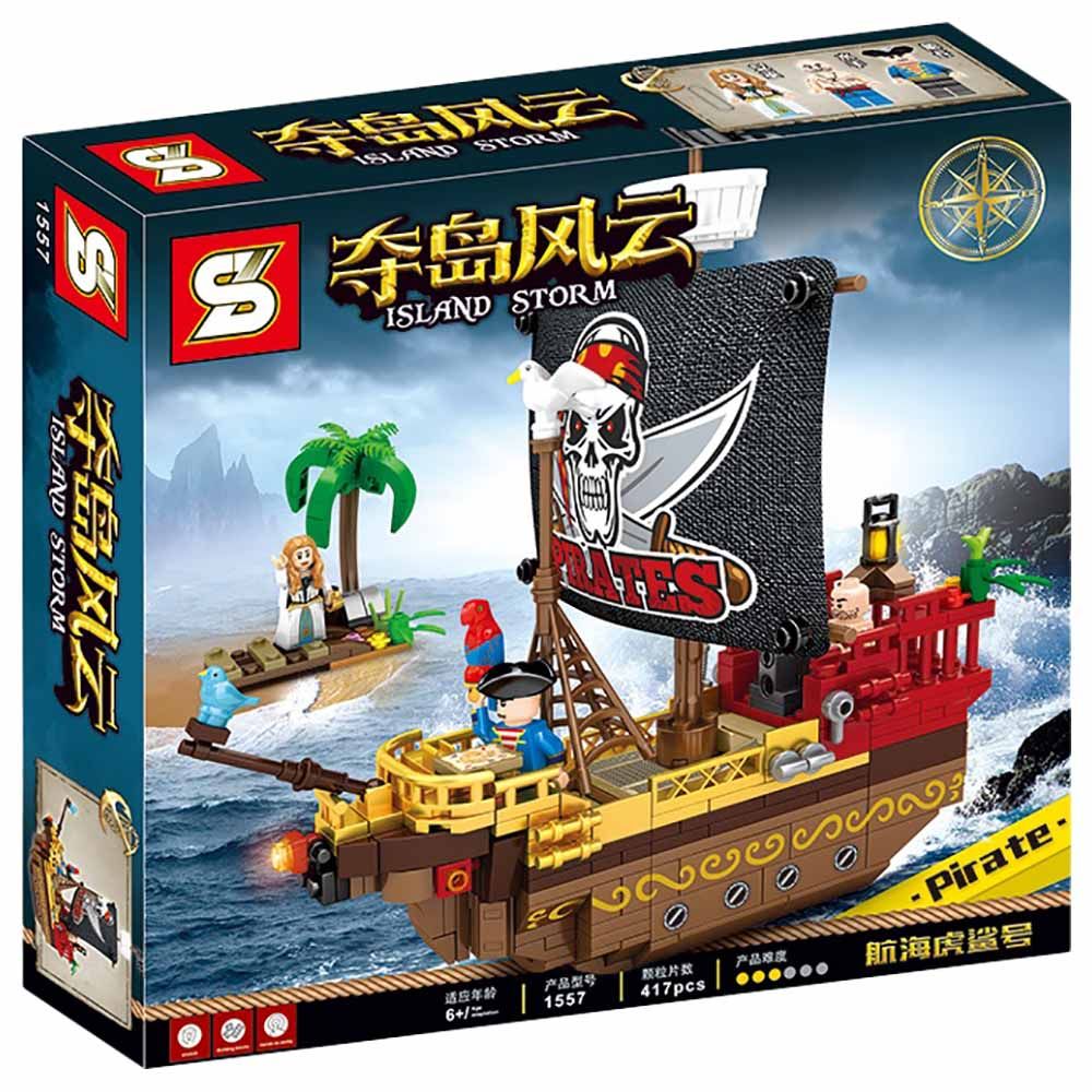 Sembo - Tiger Shark Hunt Building Blocks - 417 Pcs