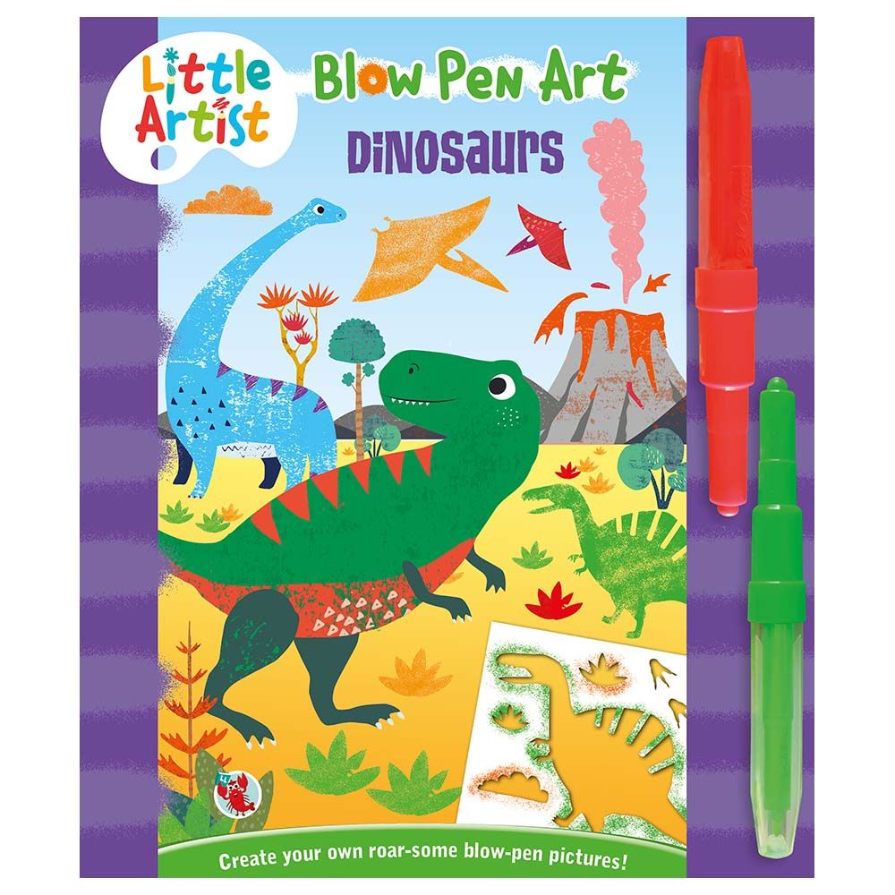 Laughing Lobster - Blow Pen Art Dinosaurs