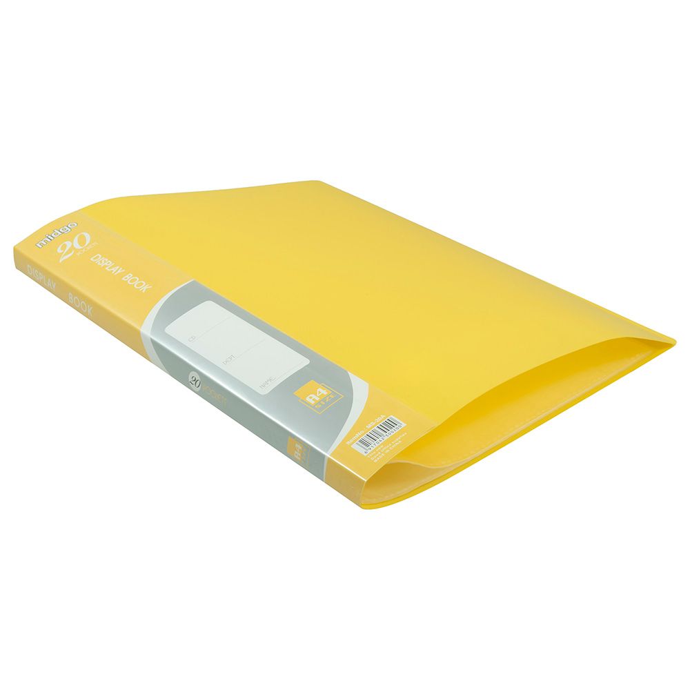 Pinak Sparkles - 20 Inner Sheet Folder - Yellow