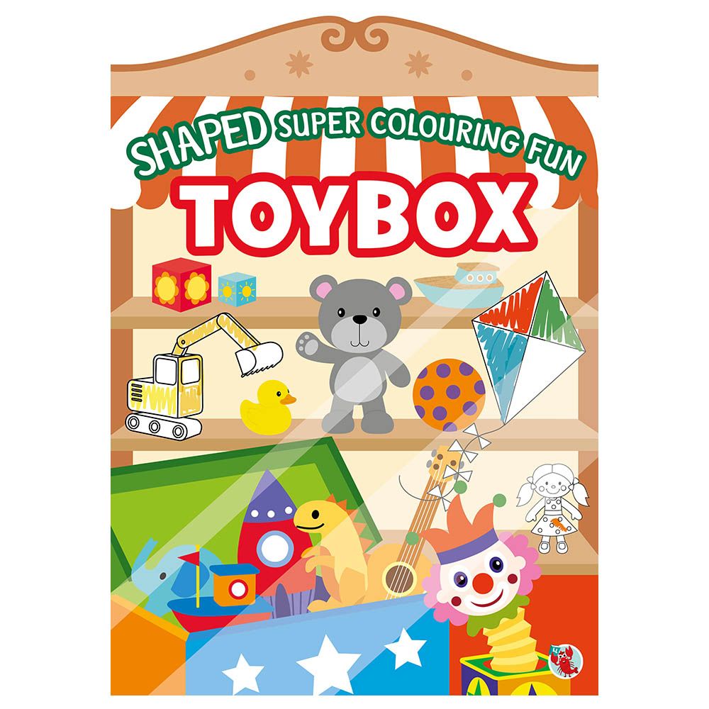 كتاب تلوين Shaped Super Colouring Fun Toybox