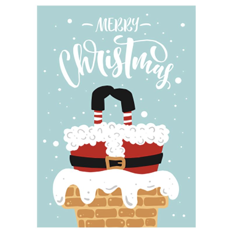 Pinak - A4 X-Mas Card - Chimney 