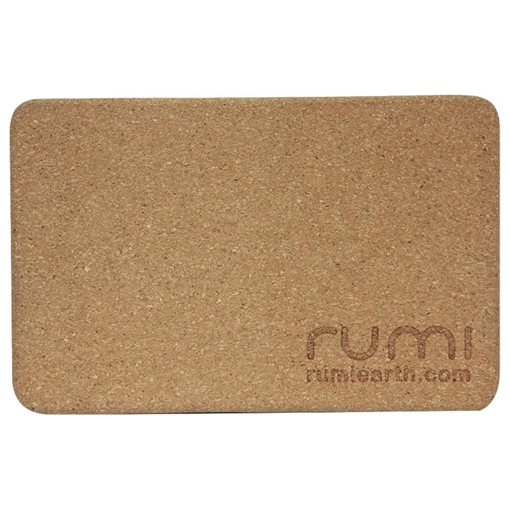 Rumi Earth - Yoga Block - Cork