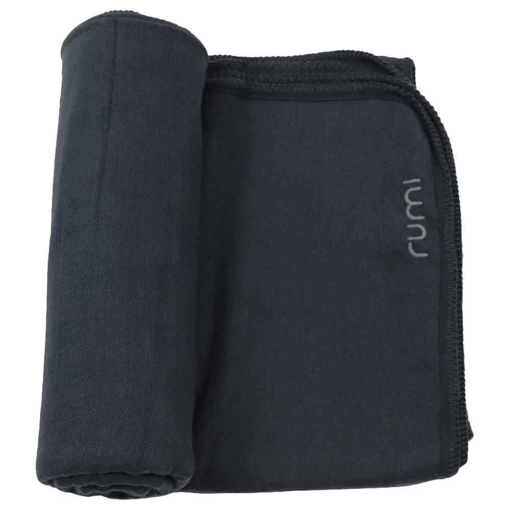 Rumi Earth - Cotton Yoga Blanket - Midnight