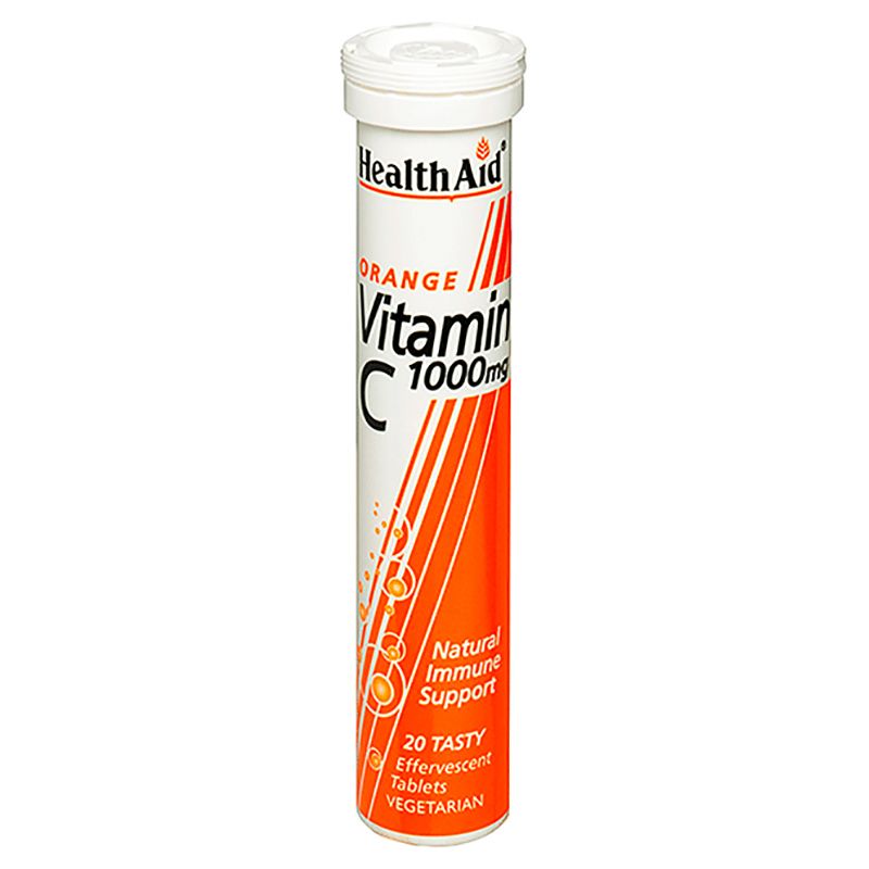 Healthaid - Vitamin C Effervescent Tablets - Orange - 1000Mg - 20Pcs