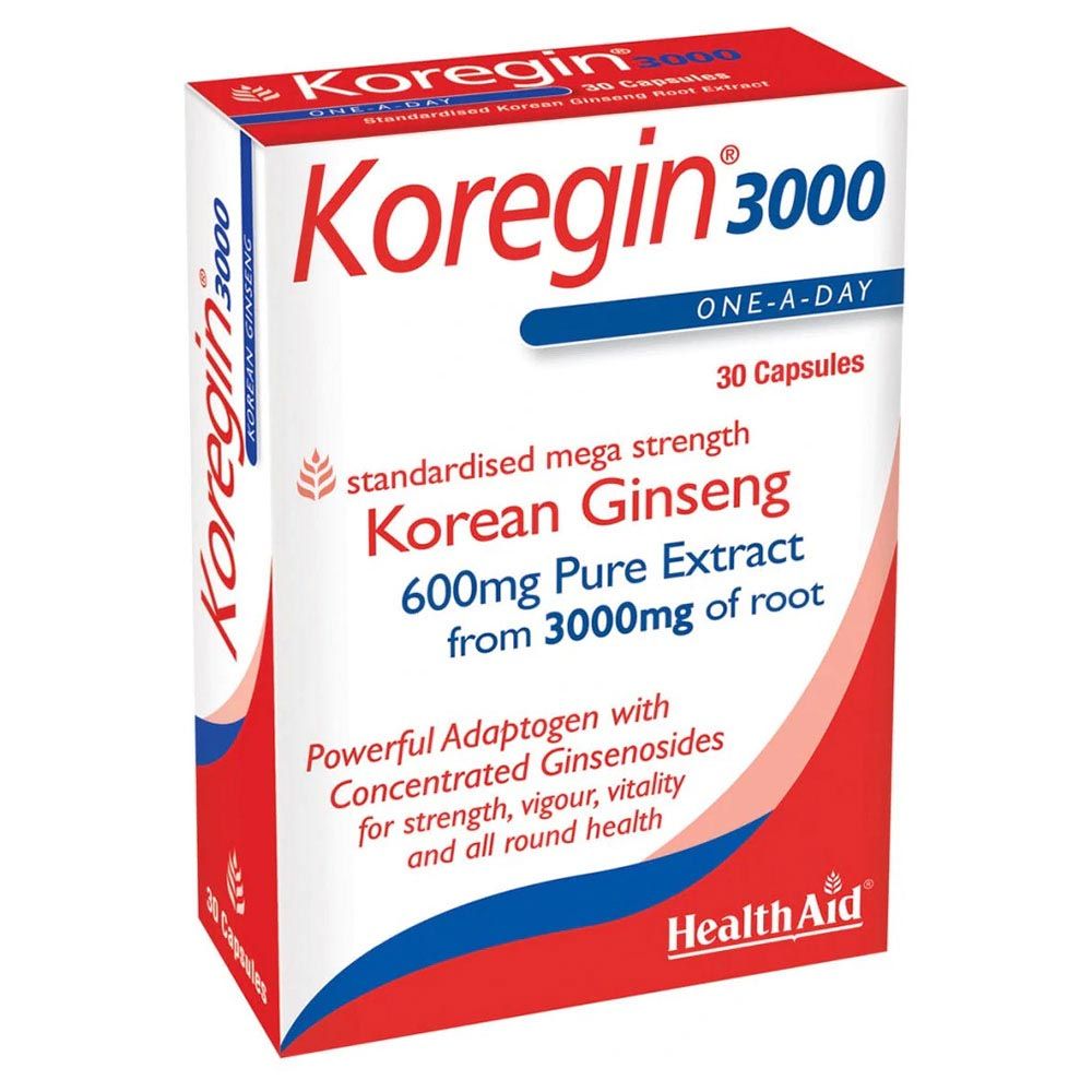 HealthAid - Korean Ginseng 600mg - 30 capsules