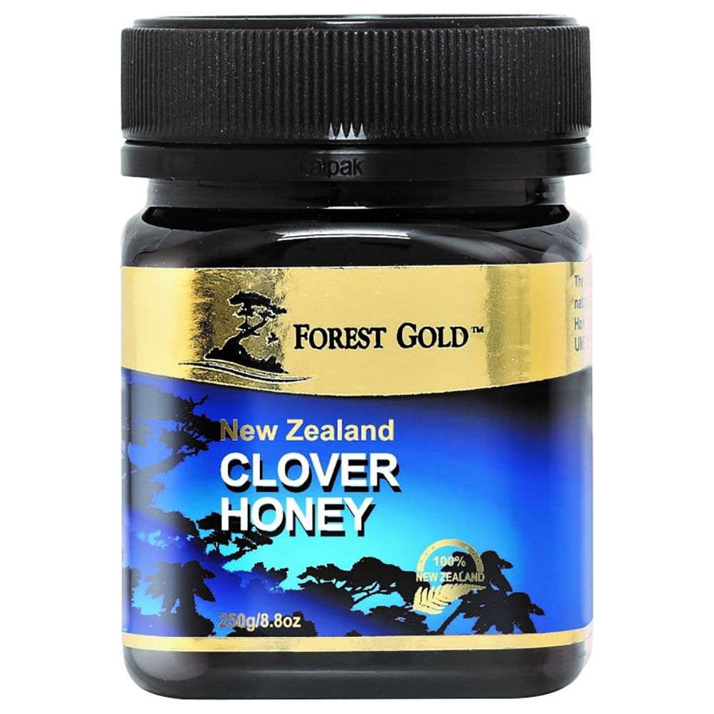 Forest Gold - Clover Pure Raw NZ Honey - 250g