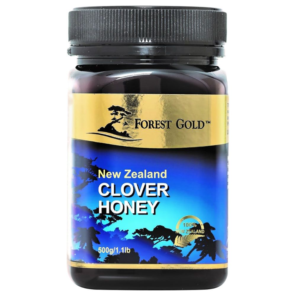 Forest Gold - Clover Pure Raw NZ Honey - 500g