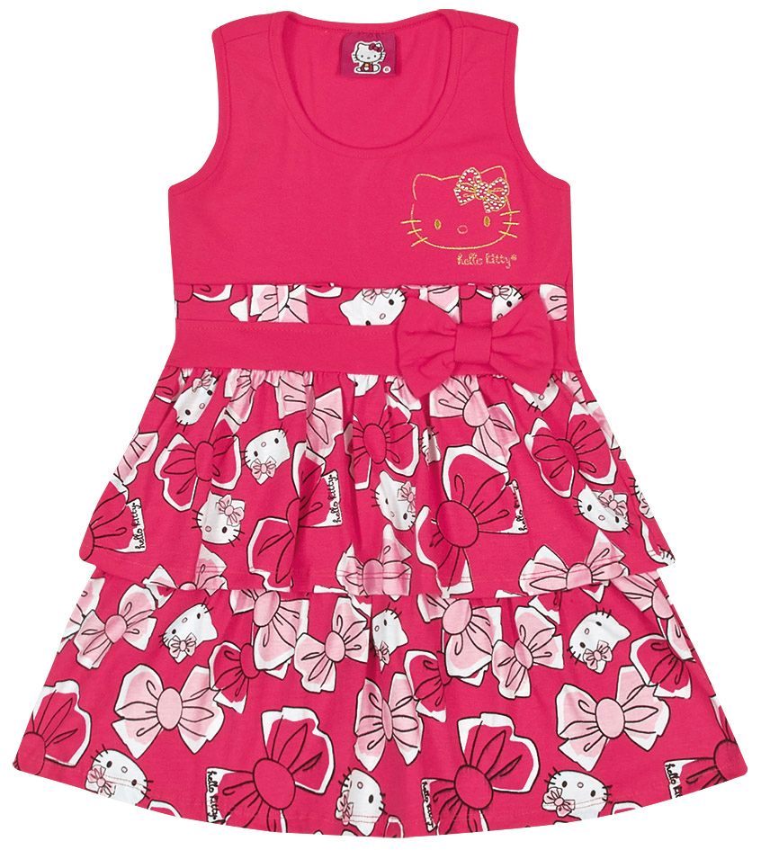 Pynkiss Hello Kitty Light Cotton Red Dress 12Yr