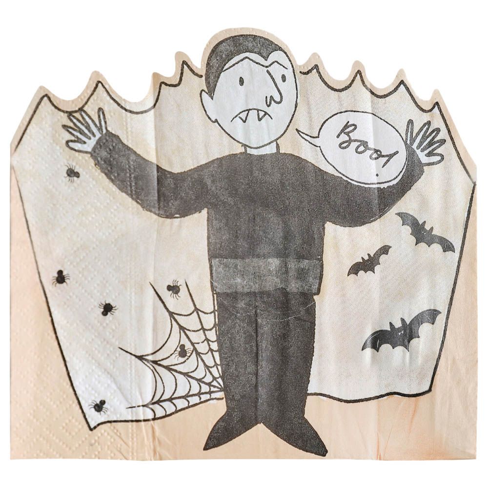 Ginger Ray - Fold Out Dracula Paper Napkin -16pcs