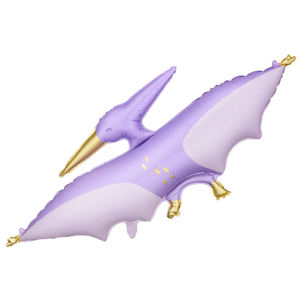 Party Deco - Foil Balloon - Pterodactyl - Purple