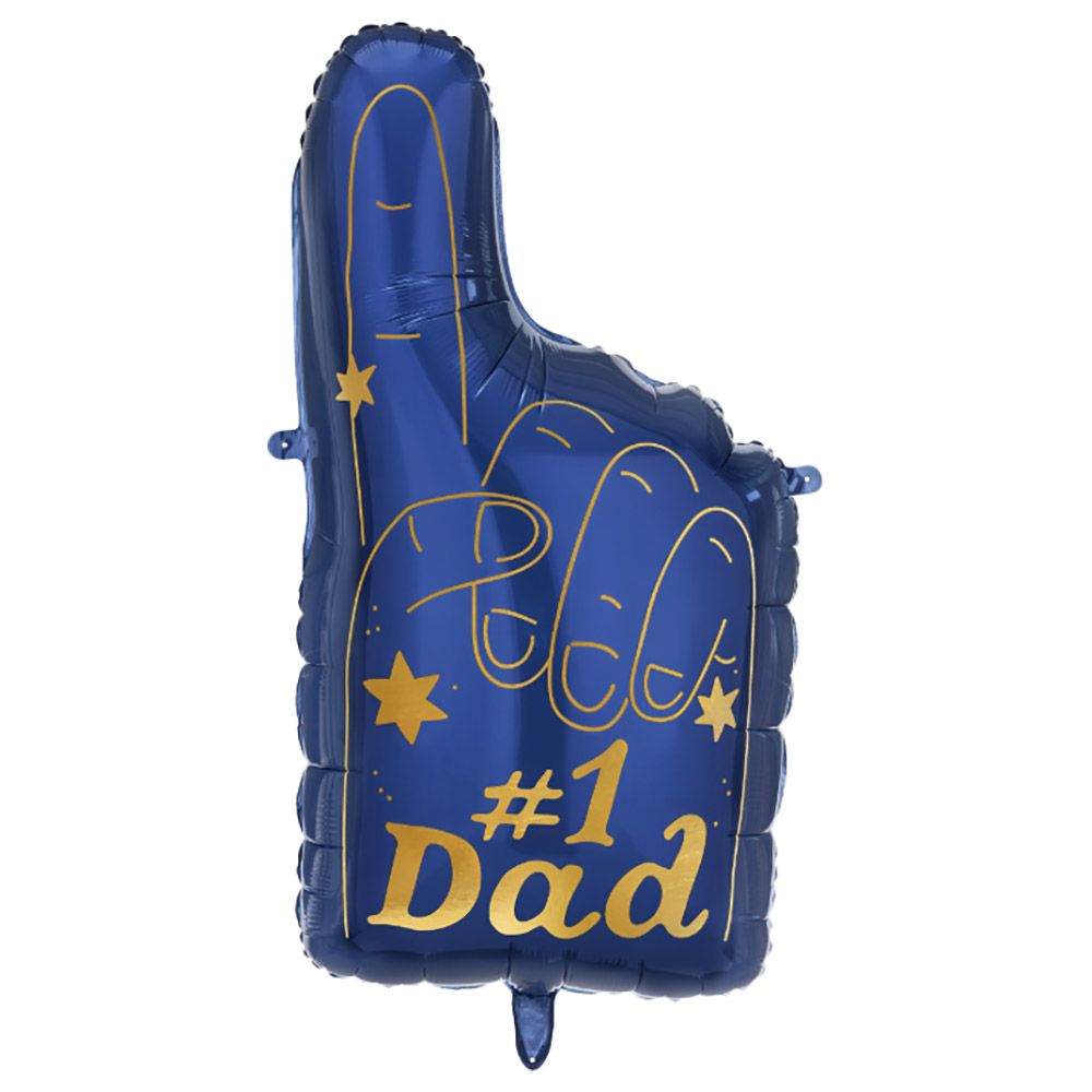 Party Deco - Foil Balloon - 1 Dad - Blue