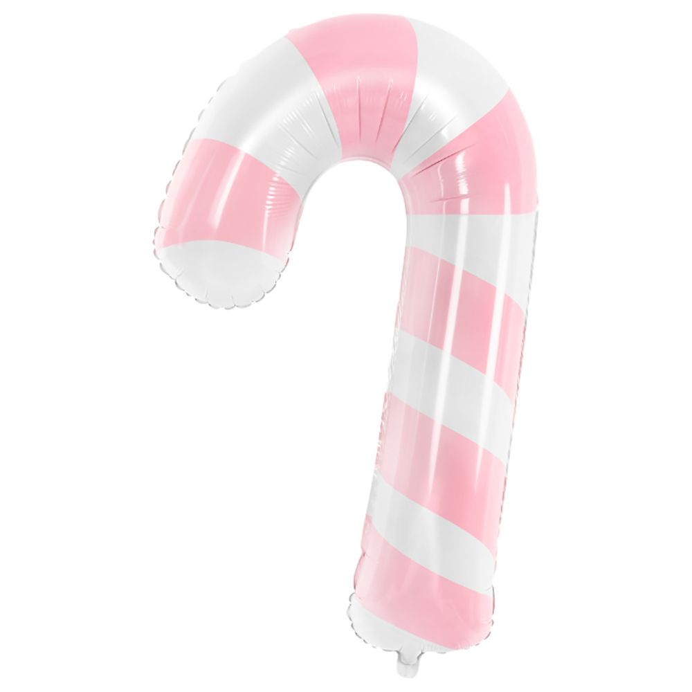 Party Deco - Foil Balloon - Candy Cane - Pink