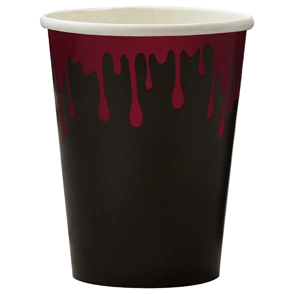 Ginger Ray - Fright Night Blood Drip Metallic Ink Cups - 8pcs