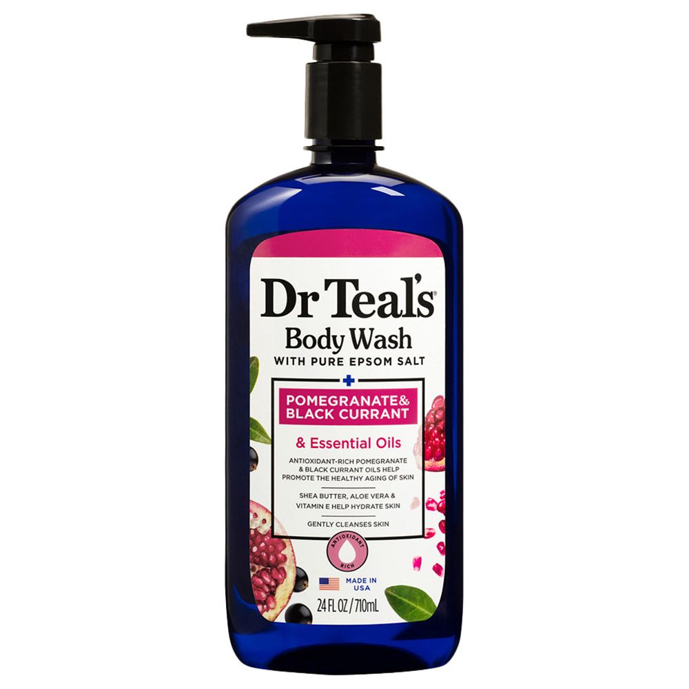 Dr Teal's - Pomegranate/Black Currant Epsom Salt Body Wash - 710 ml