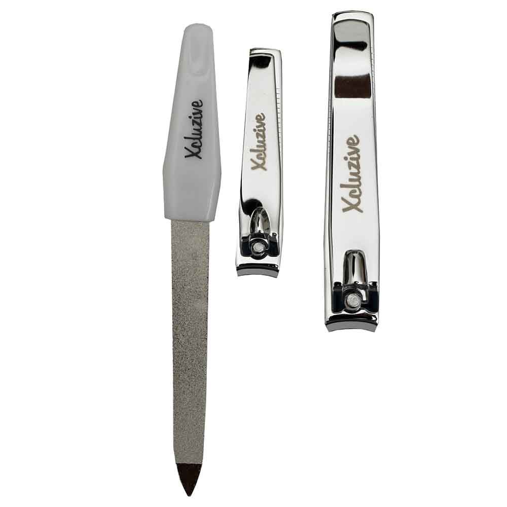 Xcluzive - Set of 2 Nail Clippers + Nail File