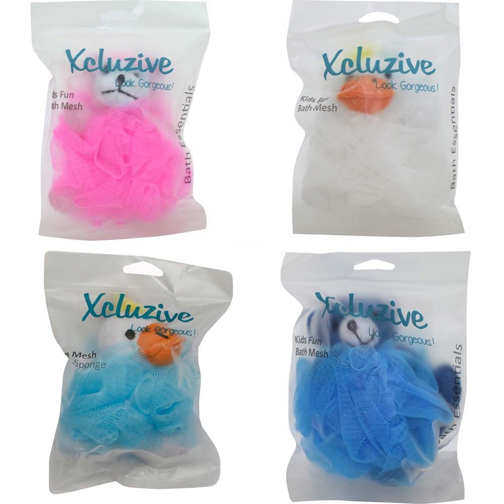 Xcluzive - Fun Mesh Bath Sponge 1pc -  Assorted