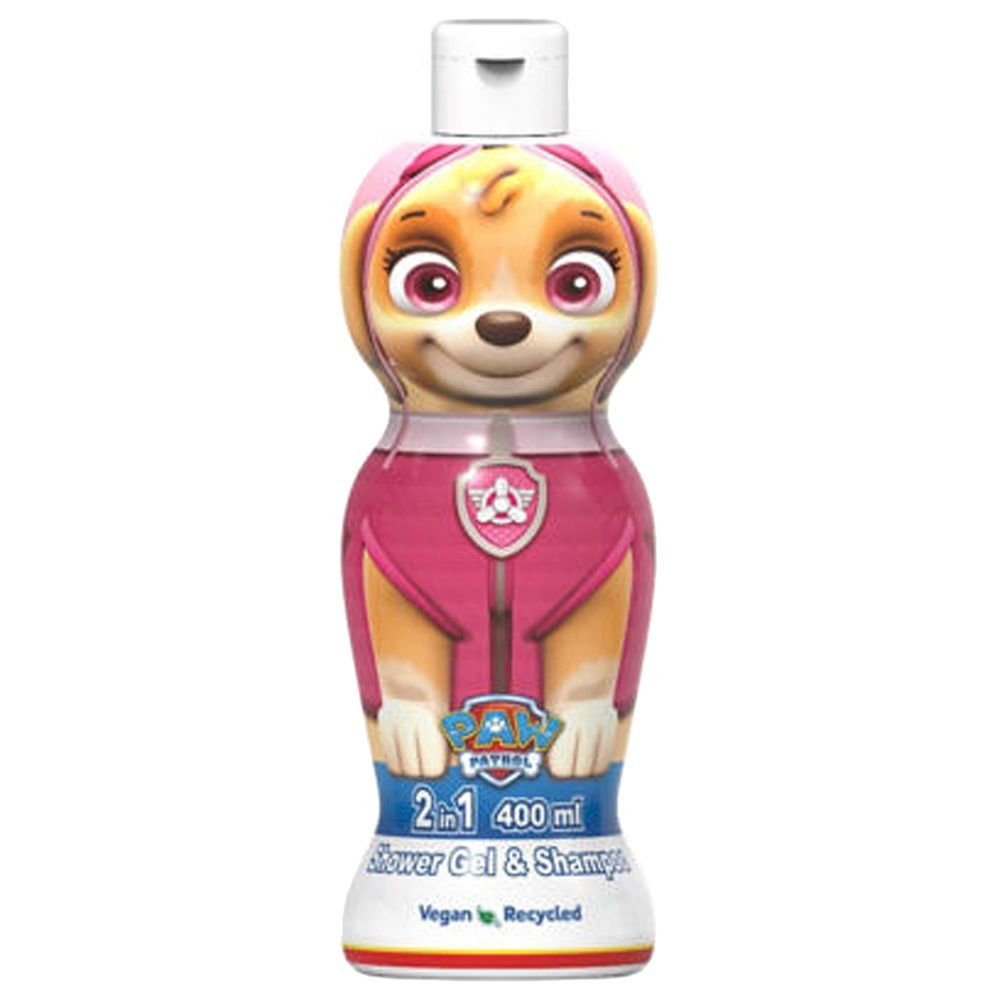 Air-Val - Paw Patrol 2-in-1 Shower Gel & Shampoo 400ml - Skye