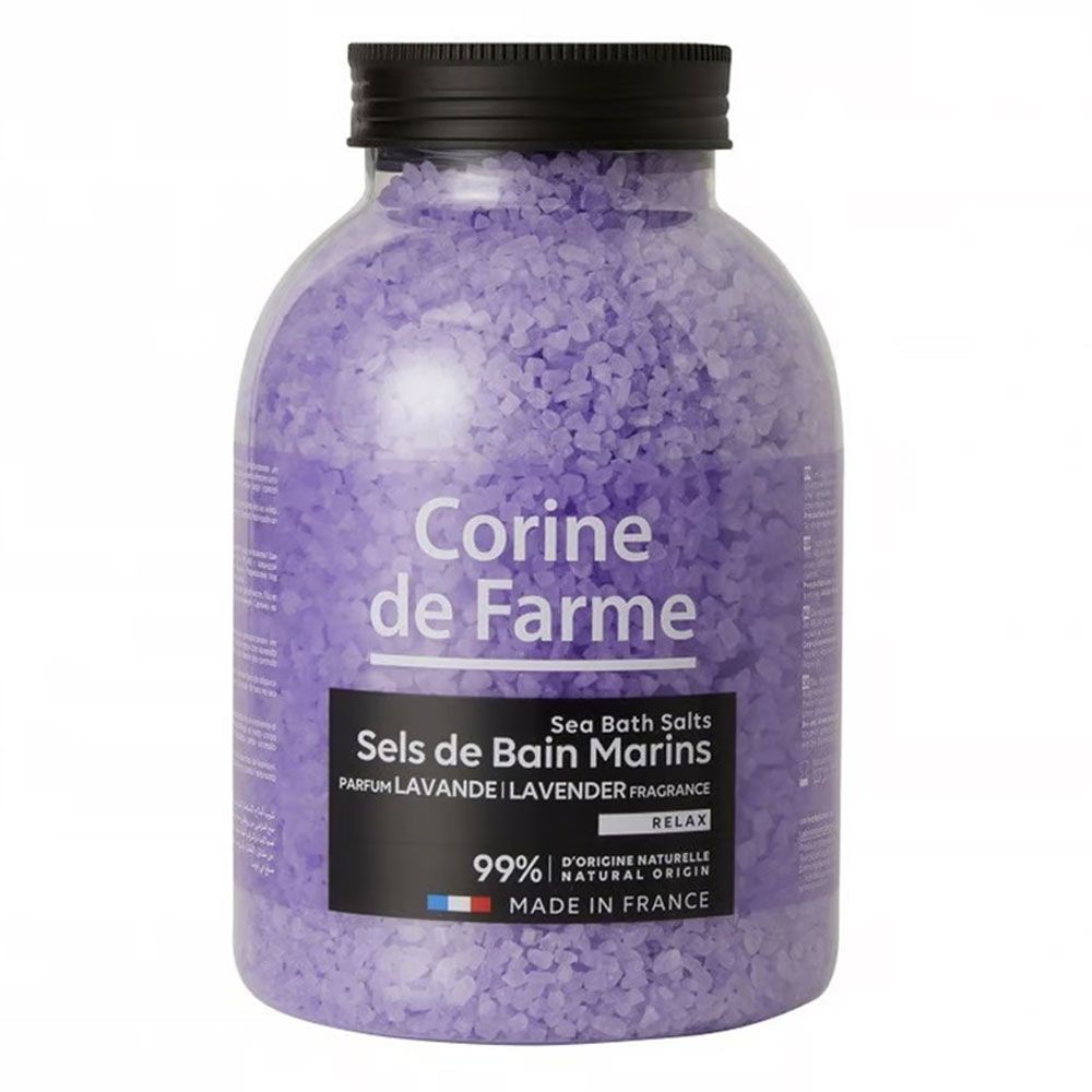 Corine De Farme - Bath Sea Salt Lavender 1.3kg