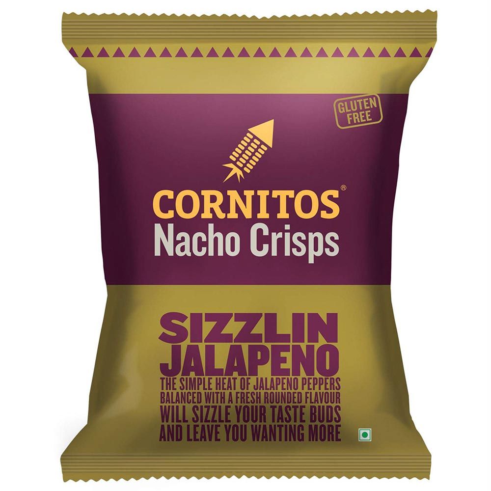 Cornitos - Nacho Crisps Sizzlin Jalapeno 60g