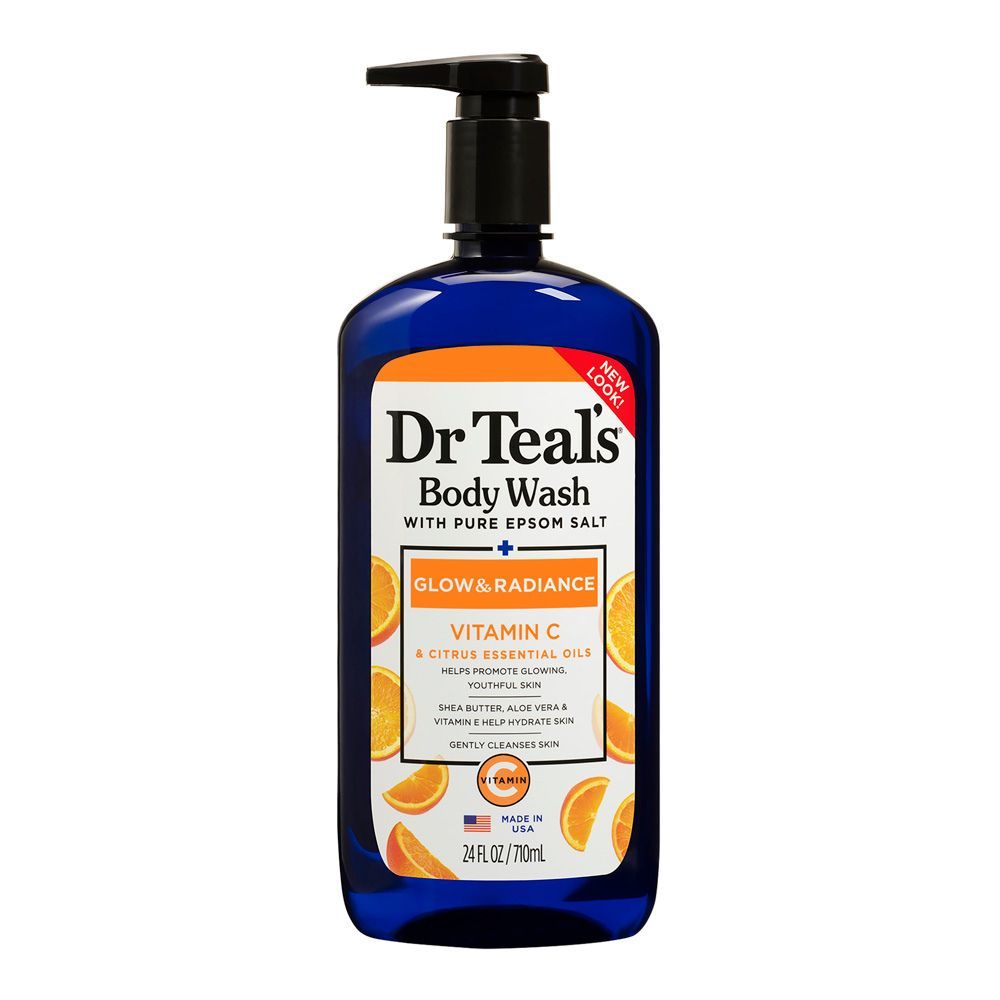 Dr. Teal's Epsom Salt Body Wash Vitamin C & Citrus Oil 710ml