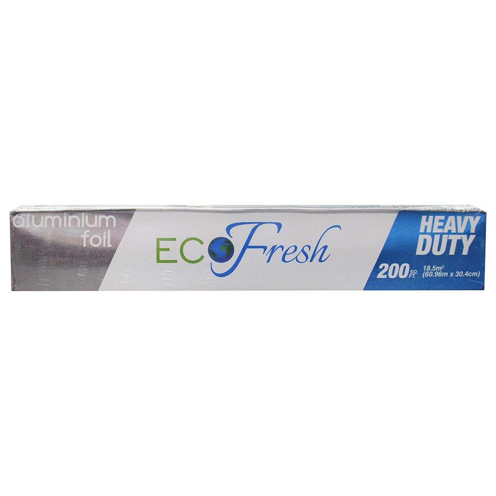 Eco Fresh Heavy Duty Aluminium Foil 200 Sqft 60.96m x 30.4cm