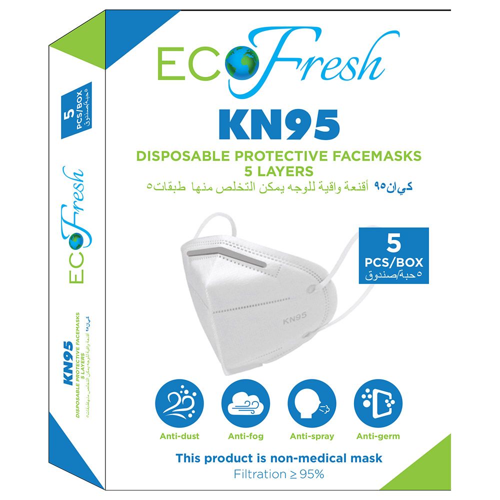 Eco Fresh - KN95 Masks Box - 5pc