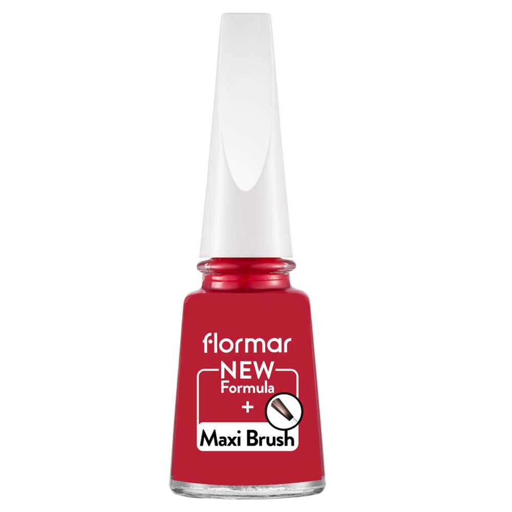 F/M Classic Nail Enamel W/ New Improved Formula & Thicker Brush - 048 Fiery Red