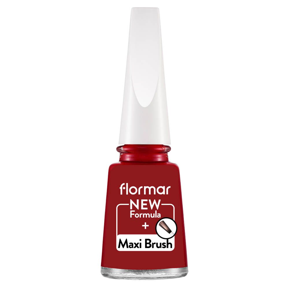 F/M Classic Nail Enamel W/ New Improved Formula & Thicker Brush - 128 Bordeaux Scream