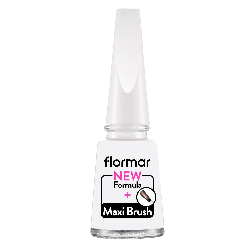 F/M Classic Nail Enamel W/ New Improved Formula & Thicker Brush - 400 Bright White