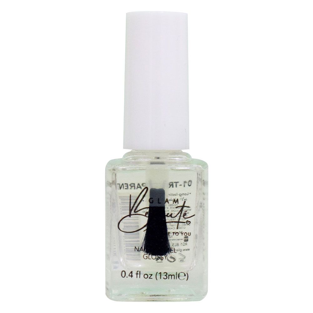 GlamBeaute - Nail Enamel 01 - Transparent 13ml