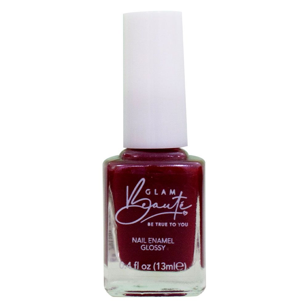 GlamBeaute - Nail Enamel 17 - Bordeaux 13ml