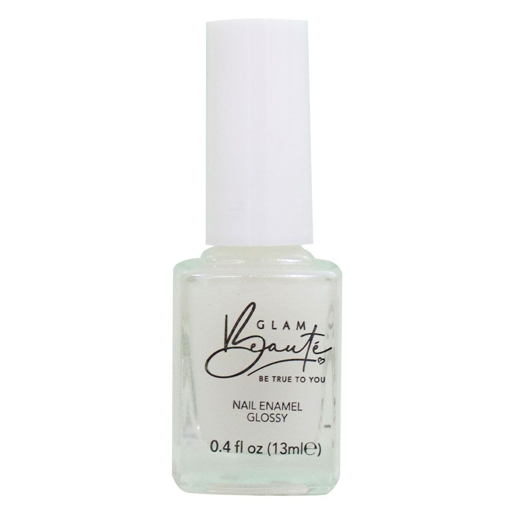 GlamBeaute - Nail Enamel 28 - Snow White 13ml