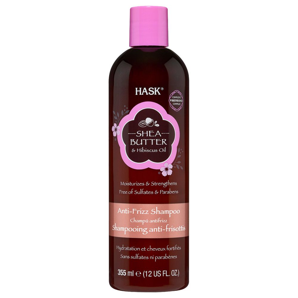 Hask Shea Butter & Hibiscus Oil Shampoo 355ml