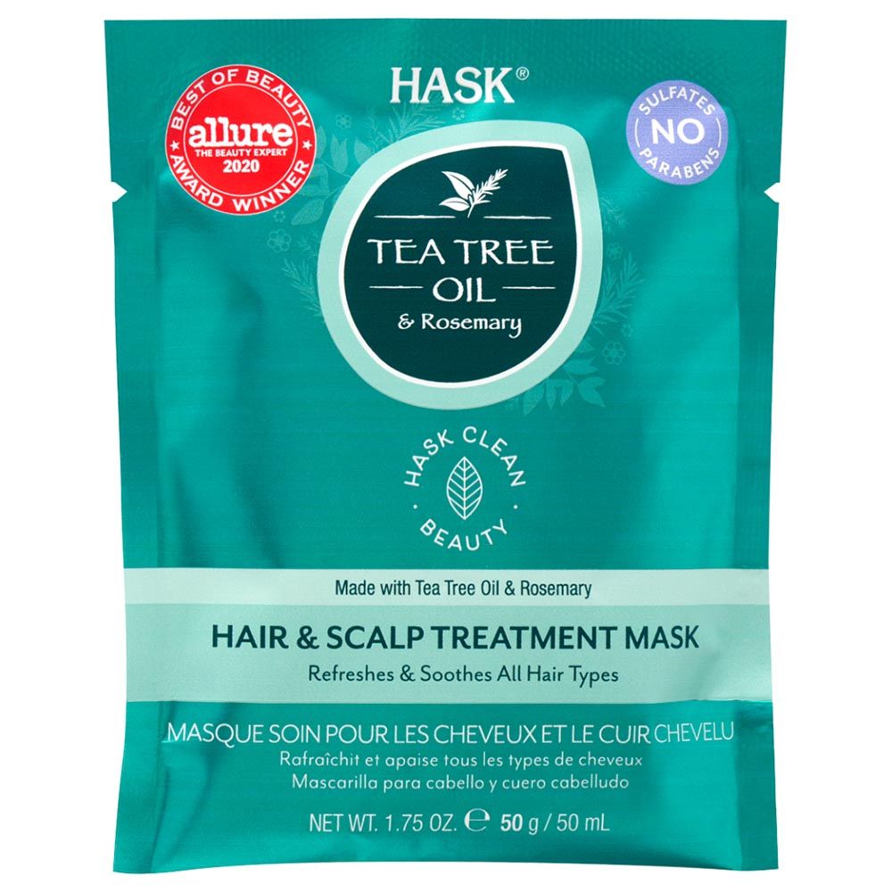 Hask - Tea Tree Hair & Scalp Treatment Mask 50g