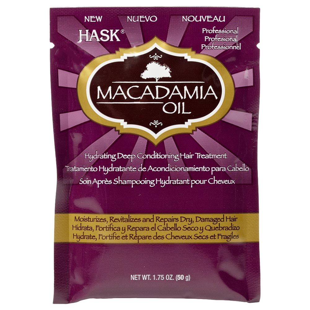 Hask Macadamia Oil Moisturizing Deep Conditioner 50g