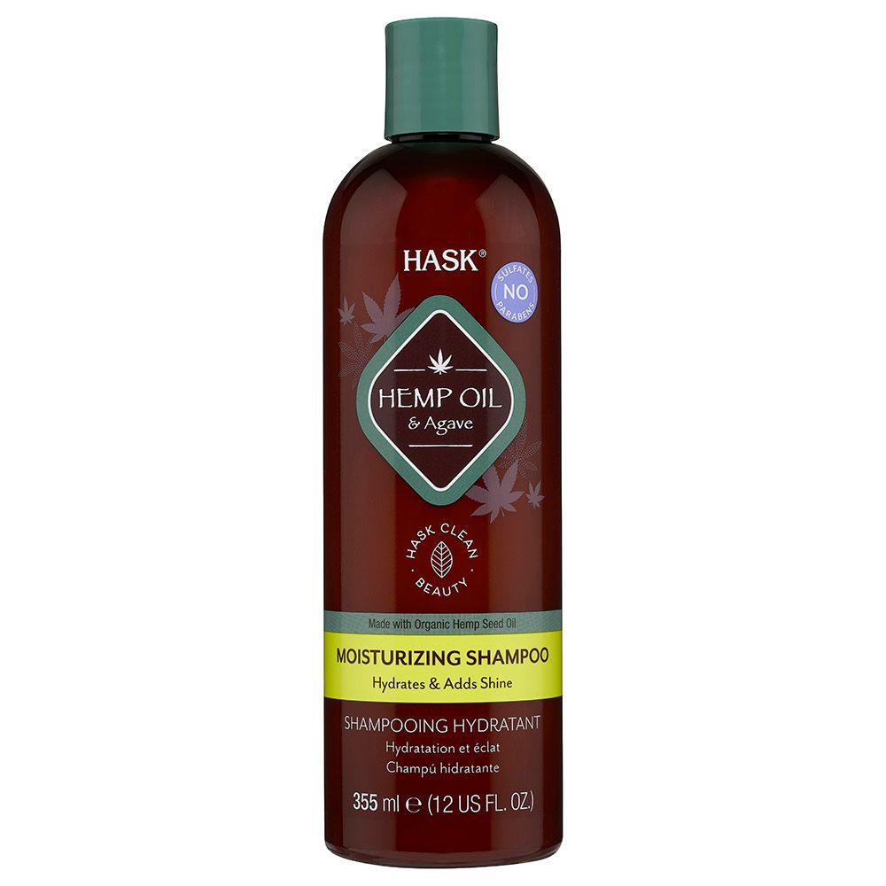 Hask - Hemp Oil & Agave Moisturizing Shampoo 355ml