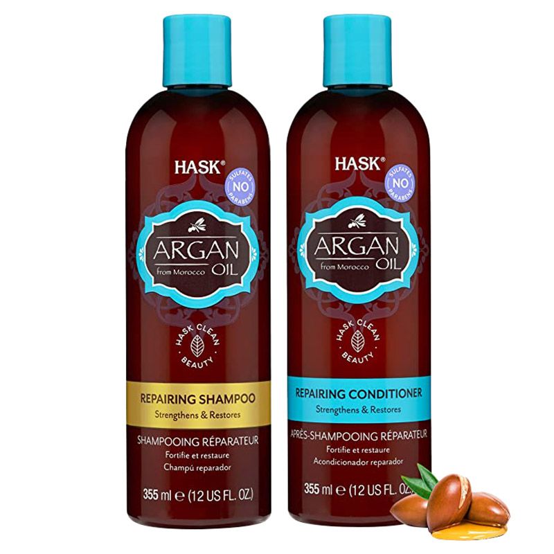 Hask - Argan Oil Shampoo 355ml & Conditioner 355ml