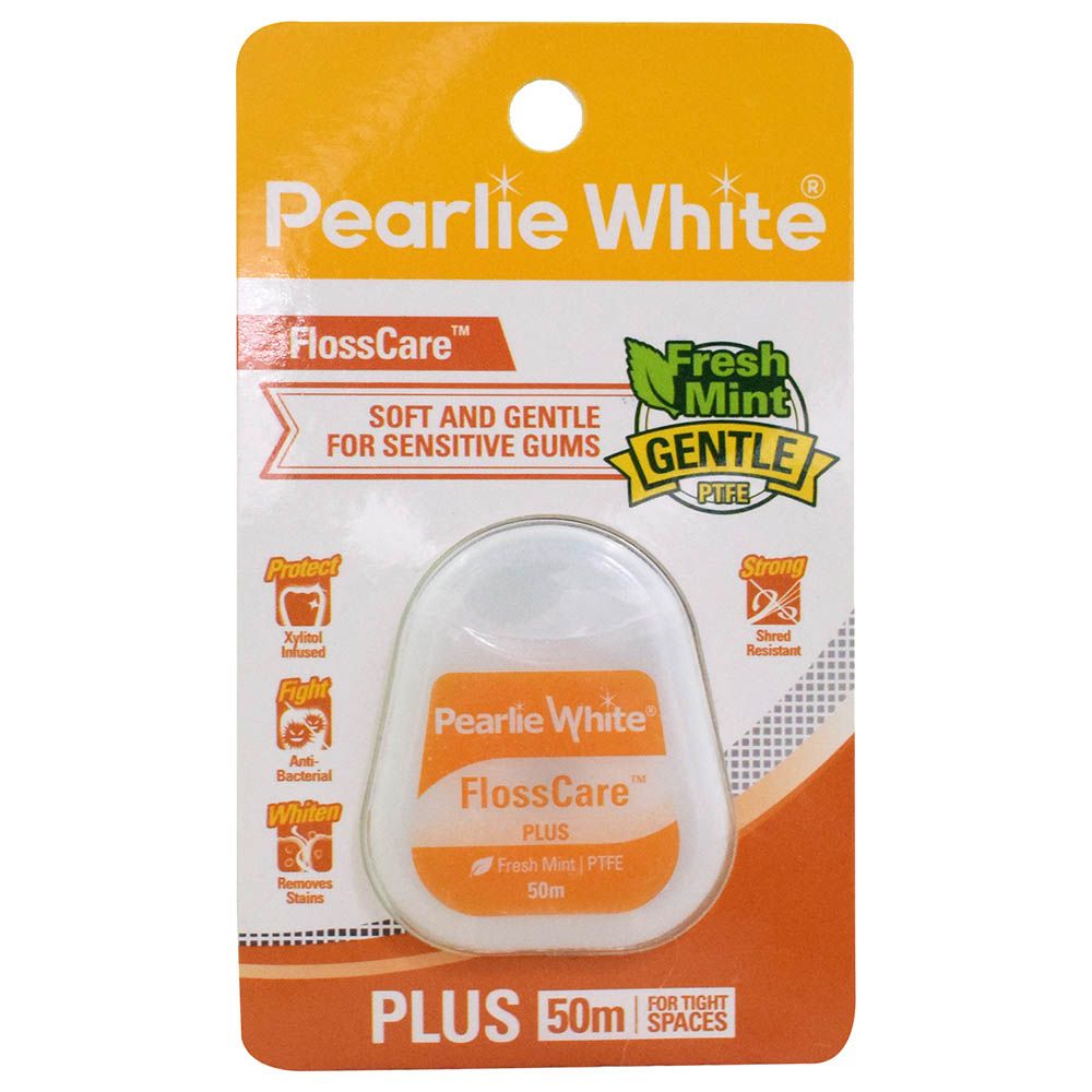 Pearlie White - Flosscare - Fresh Mint - 50M