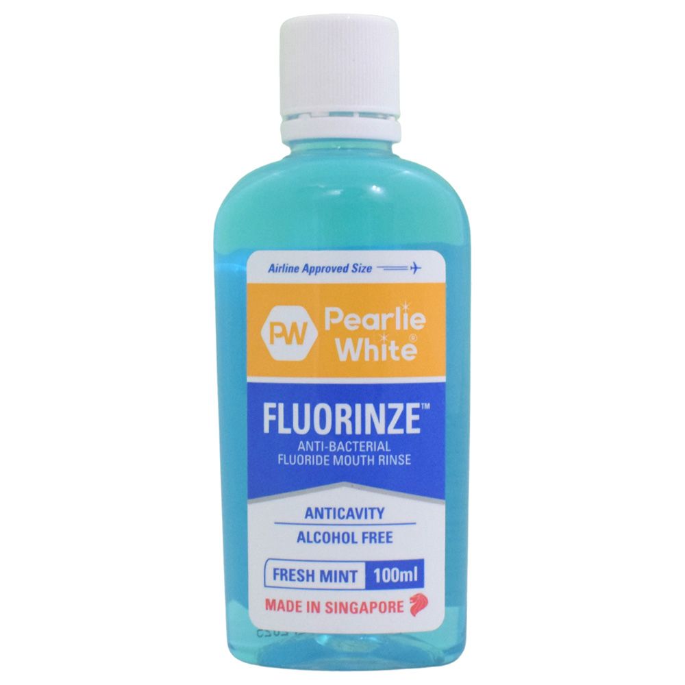 Pearlie White - Fluorinze Mouth Wash - Fresh Mint - 100ml