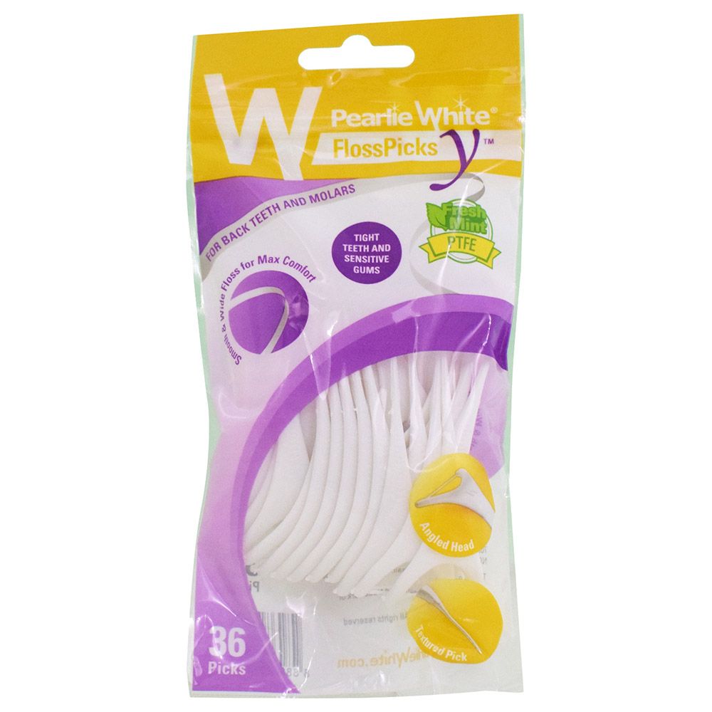 Pearlie White - Floss Picks - 36pcs