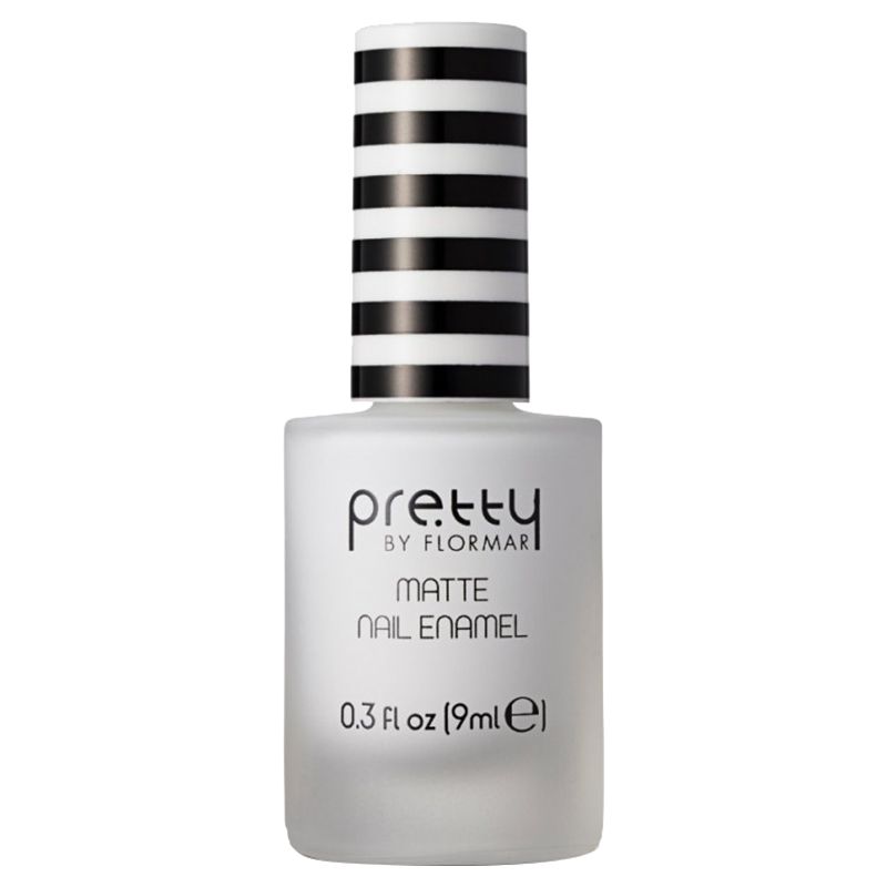 Pretty Matte Nail Enamel White 001